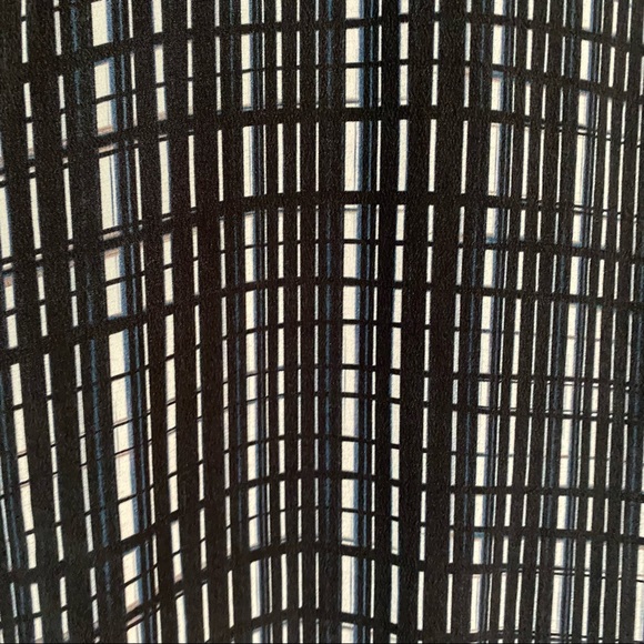 NWT VINCE Interlace Print Silk V-Neck Caftan Dress, Womens Large - Picture 13 of 13